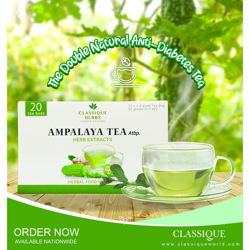 Ampalaya Herbal Tea Juice Drink 20 sachets Detox Antioxidant