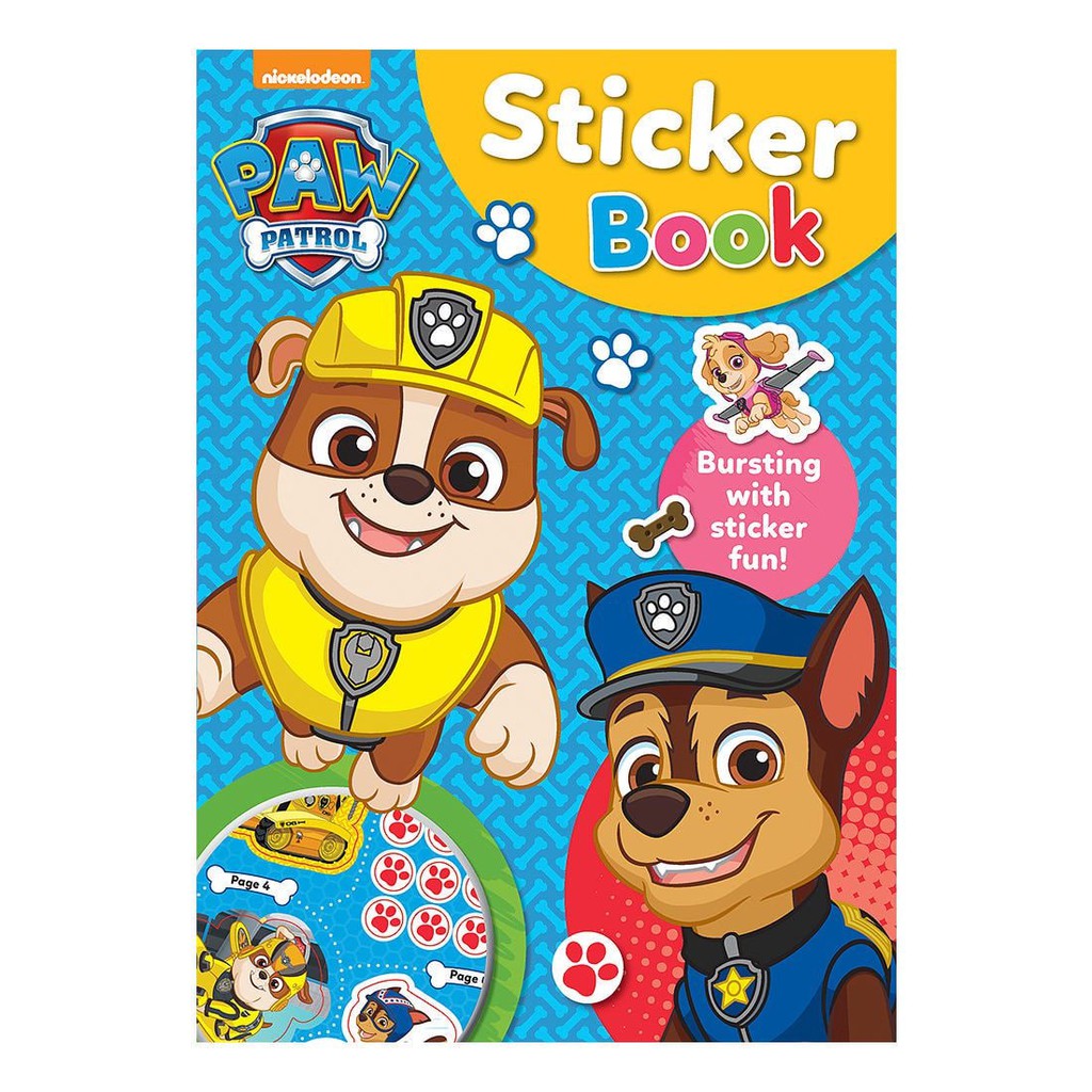 Paw Patrol Sticker Book Shopee Philippines