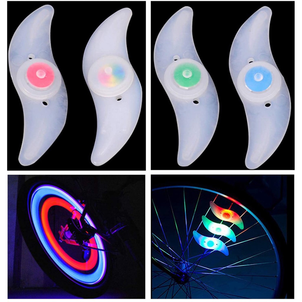 [Ready Stock] LED Bicycle Spoke Wheel Safety Light Cycling Push Bike