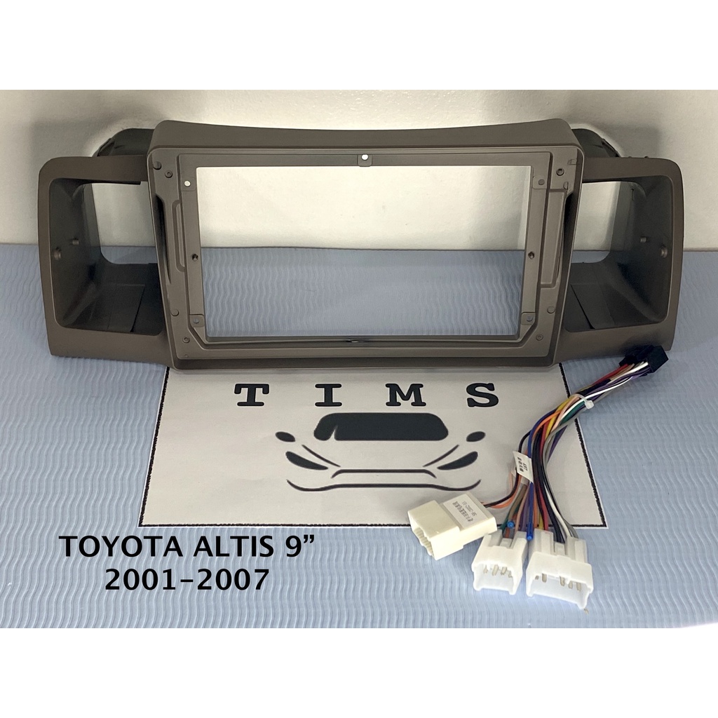 TIMS Head Unit/ Stereo Frame Panel Compatible for TOYOTA ALTIS