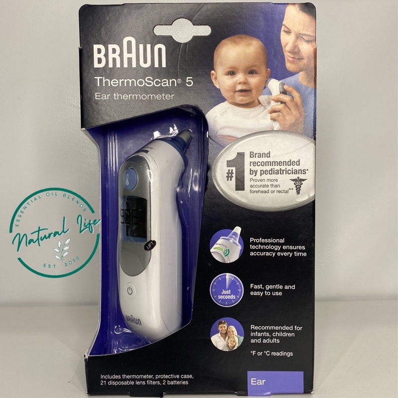 BRAUN Thermoscan 5 Ear Thermometer IRT6500 (from USA) Shopee Philippines