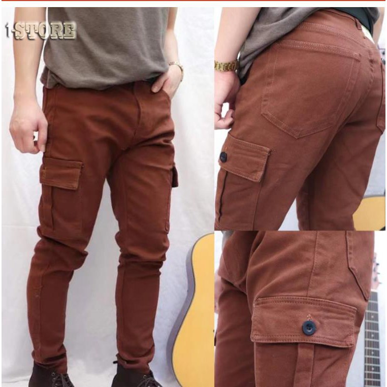 Fashion Men Tactical Outside Sports Hiking Pants Slim Special Multi