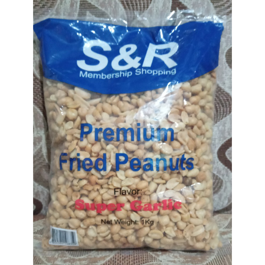 Nuts SnR Super Garlic Premium Fried Peanuts 1 kg Shopee Philippines