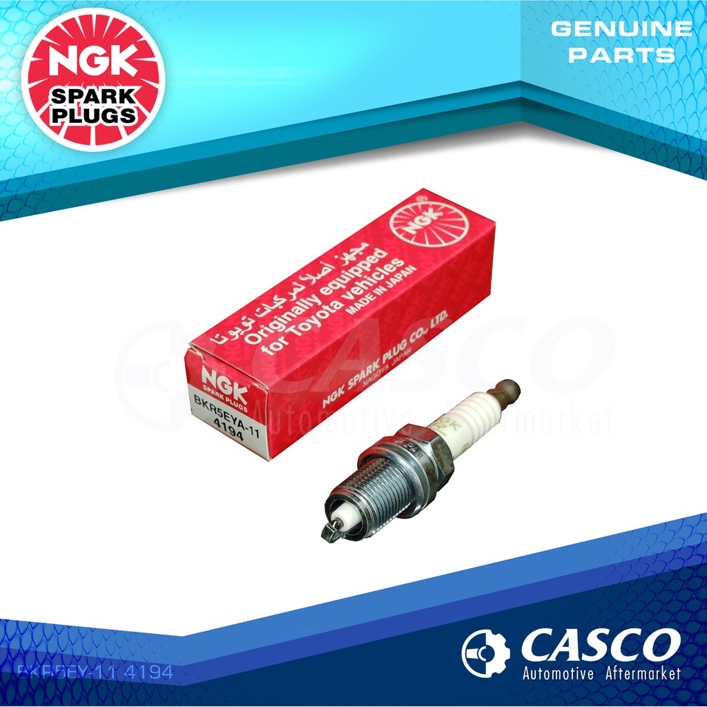 NGK BKR5EYA11 Spark Plug for Toyota Corolla 1600 (4AFE)19931997, Vios, Yaris, Rav4 1.8 2003