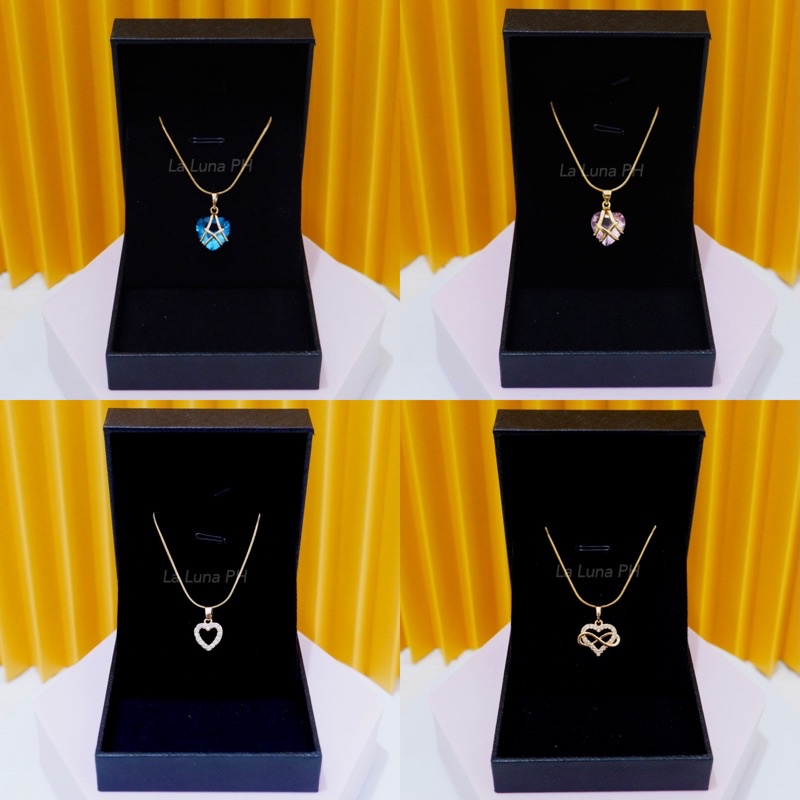 Tala by Kyla Inspired Diamond Heart Necklace Series Shopee Philippines