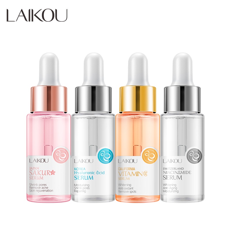 LAIKOU Natural Facial Serum For 4 Colors Sakura(Cherry blossoms