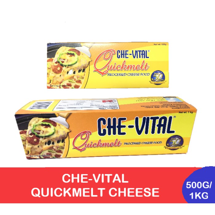 CheVital Quickmelt Cheese 500g Shopee Philippines