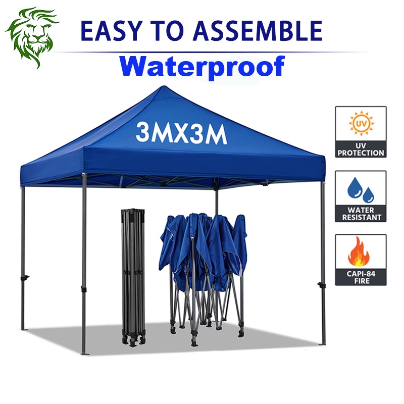 Tent Heavy Duty Tent 3x3 Meter Retractable Tent Withadjustable Height