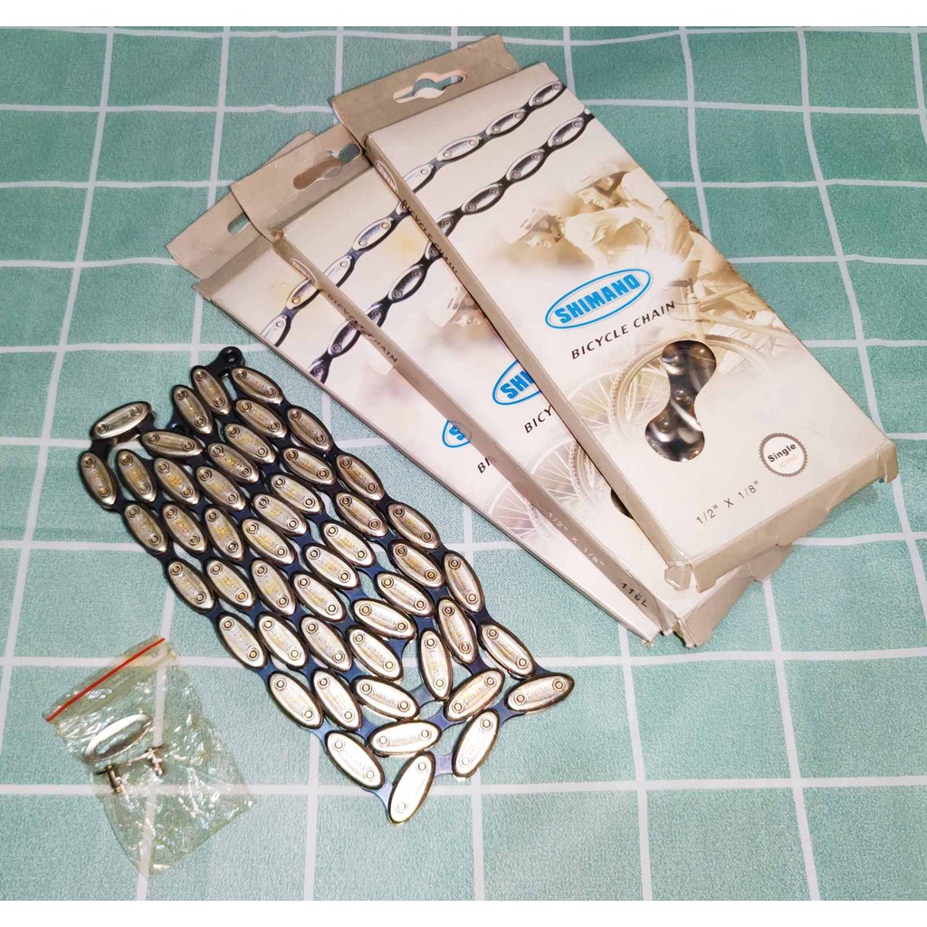 SHIMANO Bike Olive Chain Single Speed Peanut Chain Fixie Bikes Cruiser