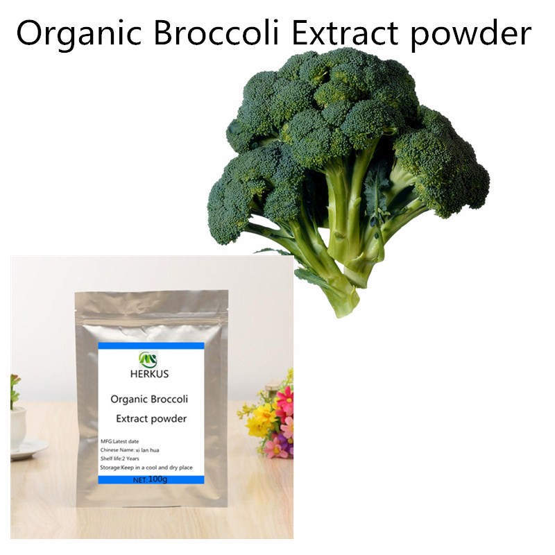 100 Natural Organic Broccoli Extract Powder, Rich In Antioxidants