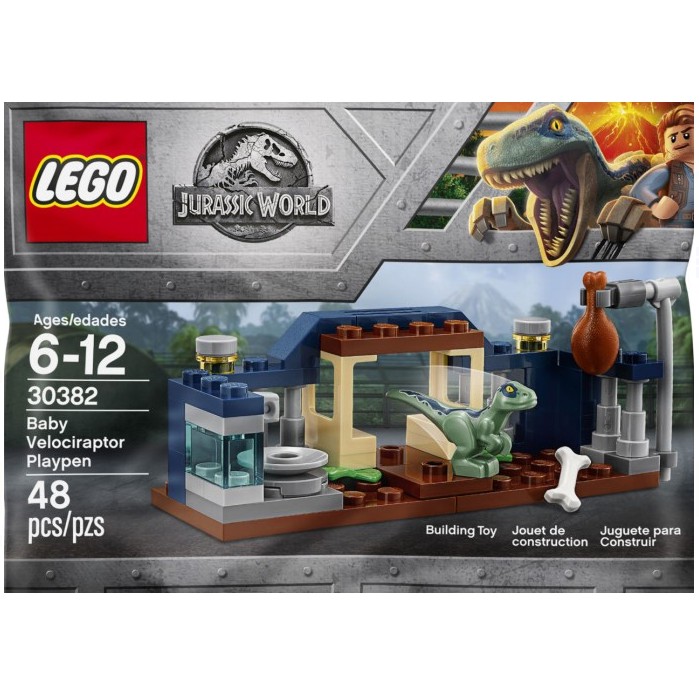 Lego Polybag Baby Velociraptor Playpen 30382 Shopee Philippines
