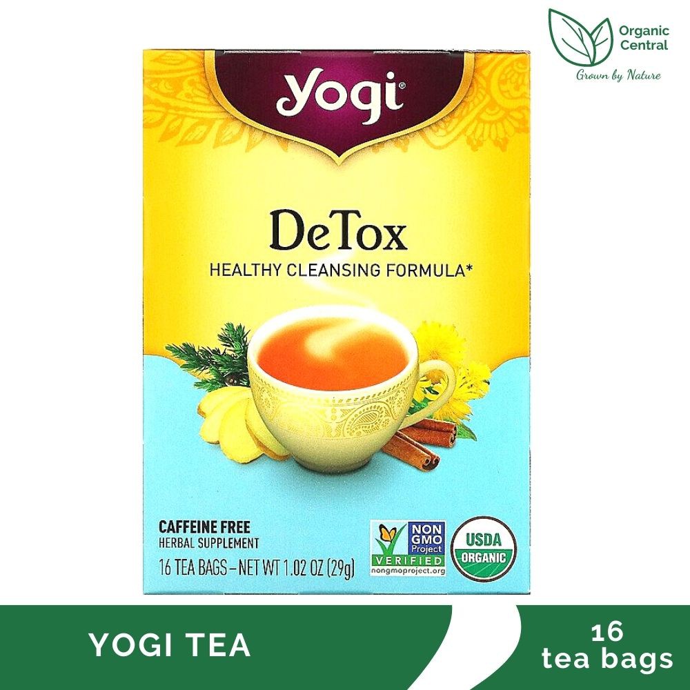 Yogi Tea Detox Caffeine Free 16 Tea Bags Shopee Philippines