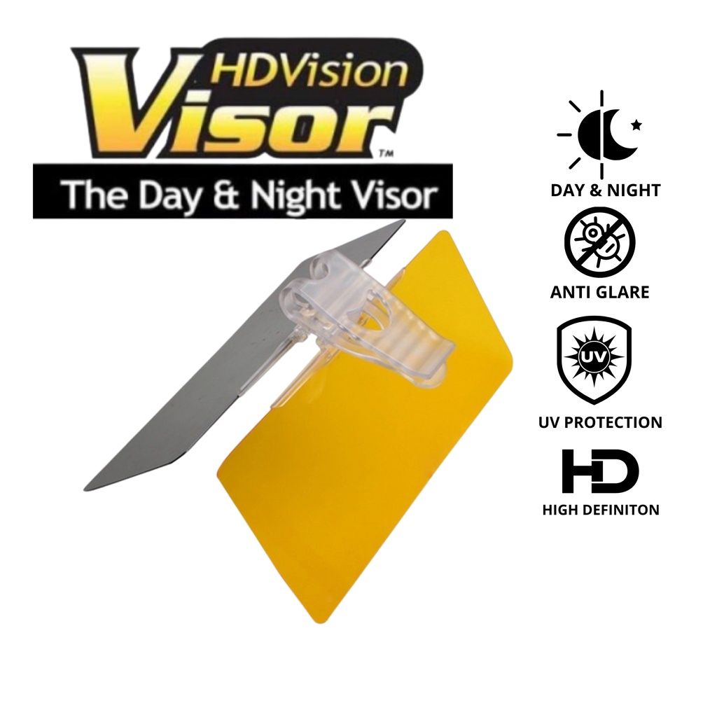 HD Vision Car Visor Day and Night Sun and Night Glare Protection