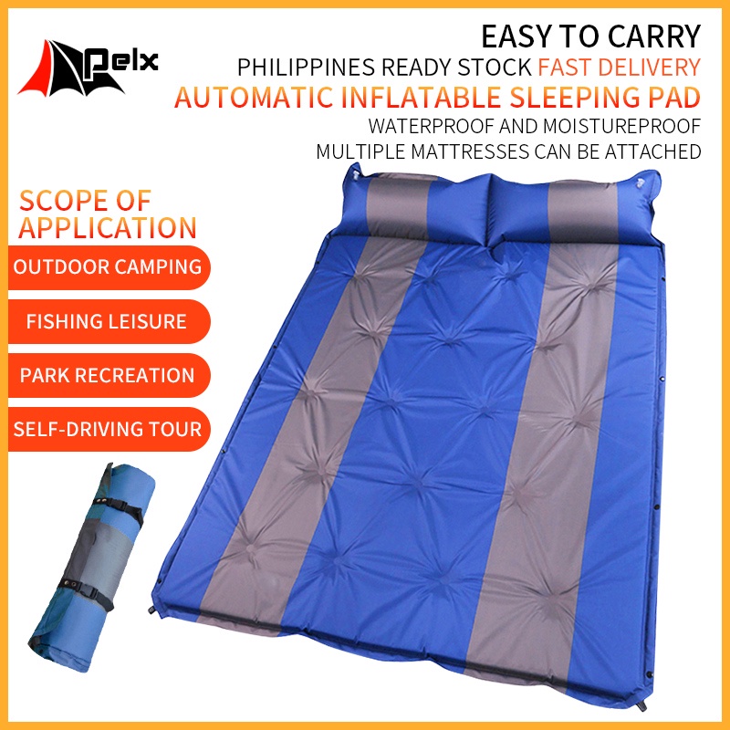 Camping bed Mat Outdoor Sleeping Pads Automatic Inflatable Air Mattresses Portable Bed 2 people