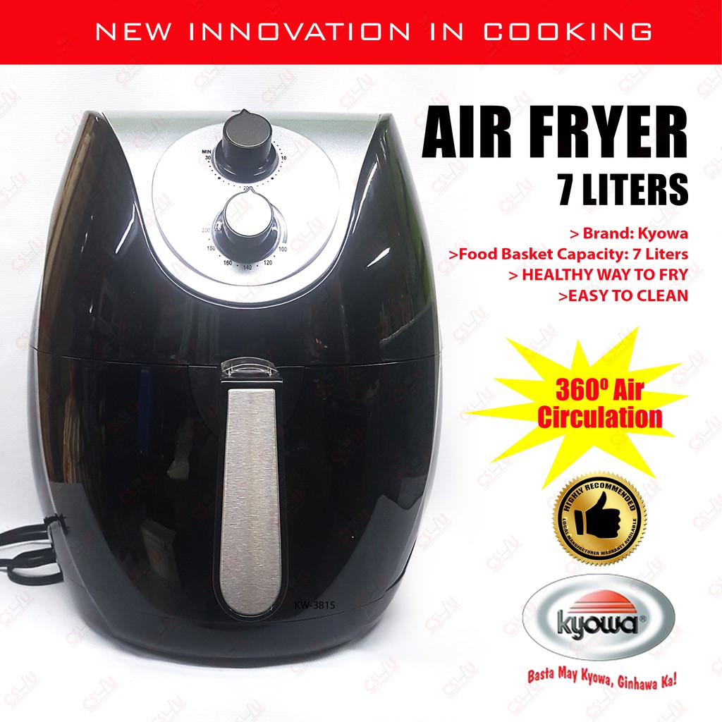 AIR FRYER 7 LITERS, KYOWA KW3815 Shopee Philippines