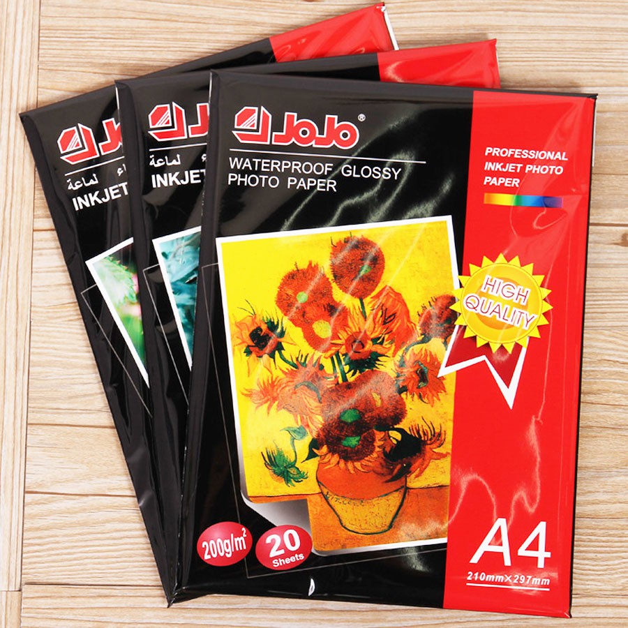 20 Sheets Jojo Inkjet Photo Paper 200gsm size A4 Shopee Philippines
