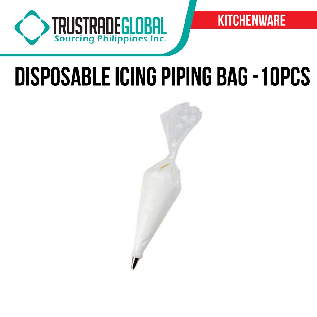 10 Pcs Disposable Icing Piping Bag Bakeware / Baking Essentials