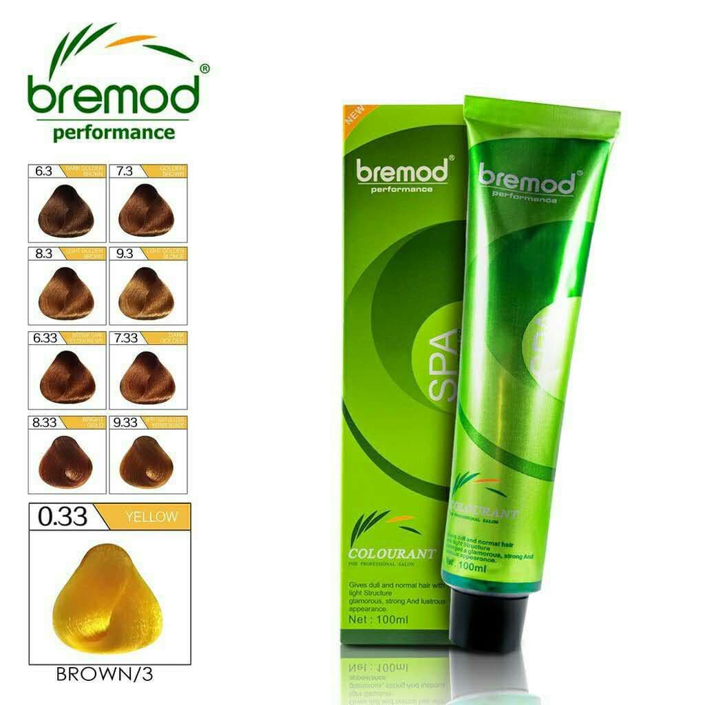 Brown Hair Dye Golden Brown, Golden Blonde, Gold, Yellow (100ml) by