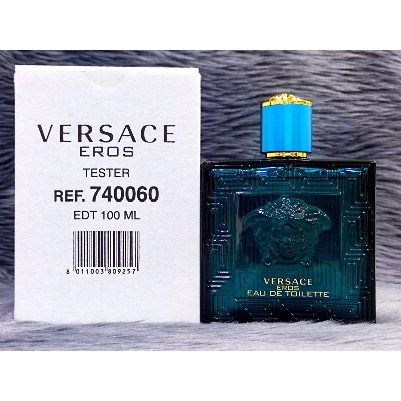 Versace Eros edt/edp 100ml demo bottle with box and cap Shopee