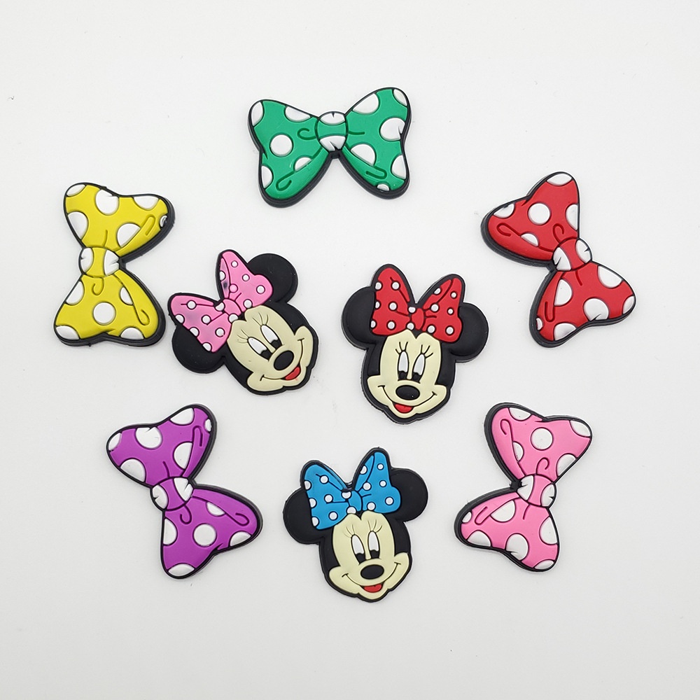 Mickey Minnie Croc Shoe Charms Pins Jibbitz for Crocs for slippers