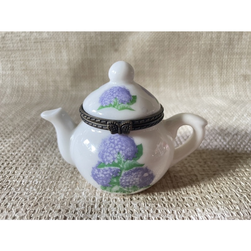 Mini Porcelain Teapot Trinket Box Shopee Philippines