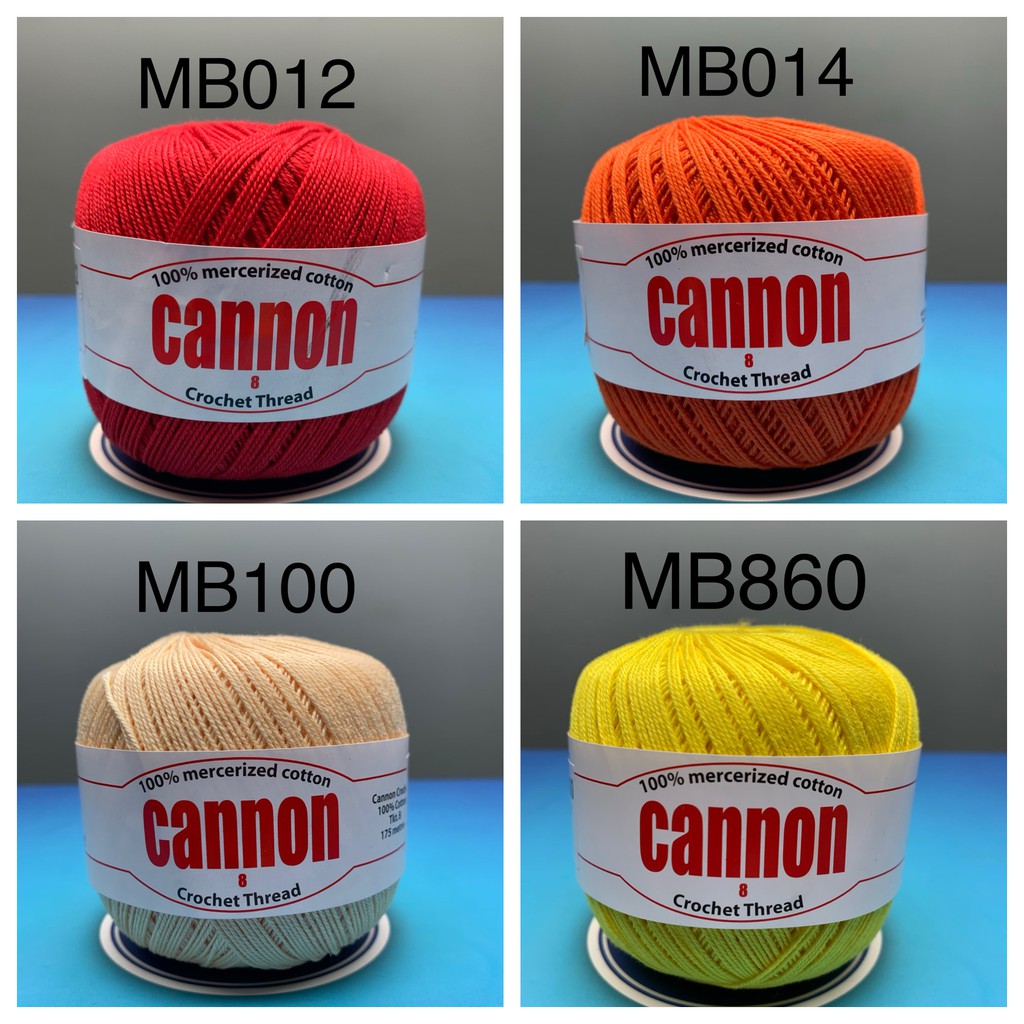 Cannon 100 mercerized cotton crochet thread Shopee Philippines