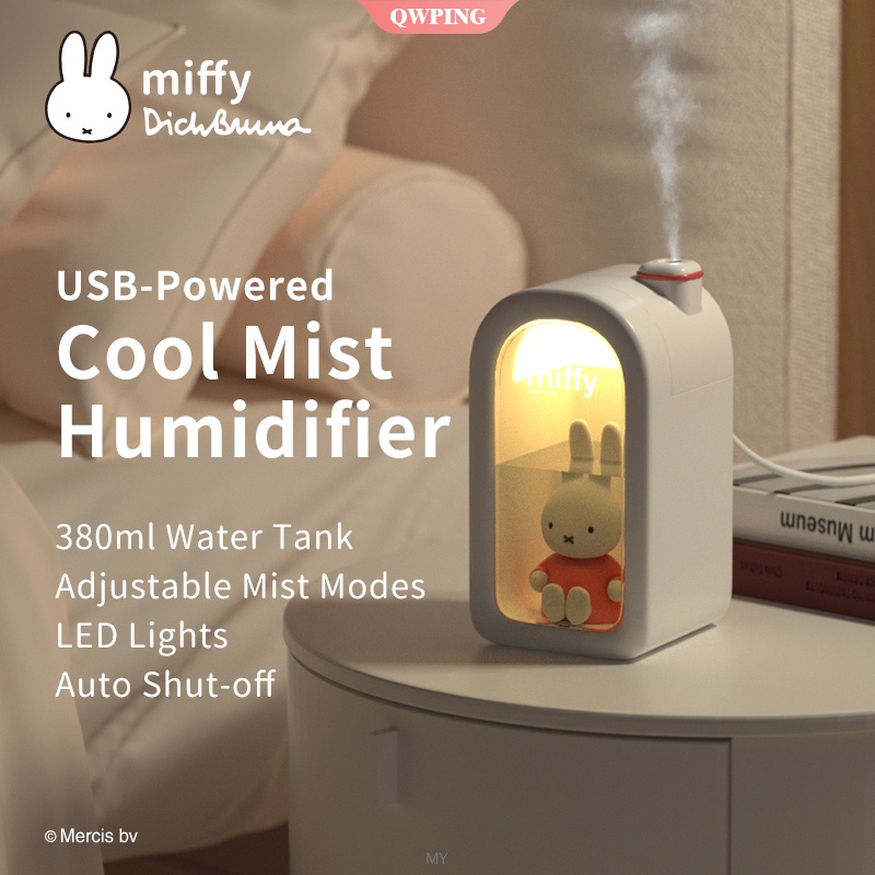 Miffy X MIPOW 380ML Cute Cartoon Humidifier Aromatherapy Air Purifier