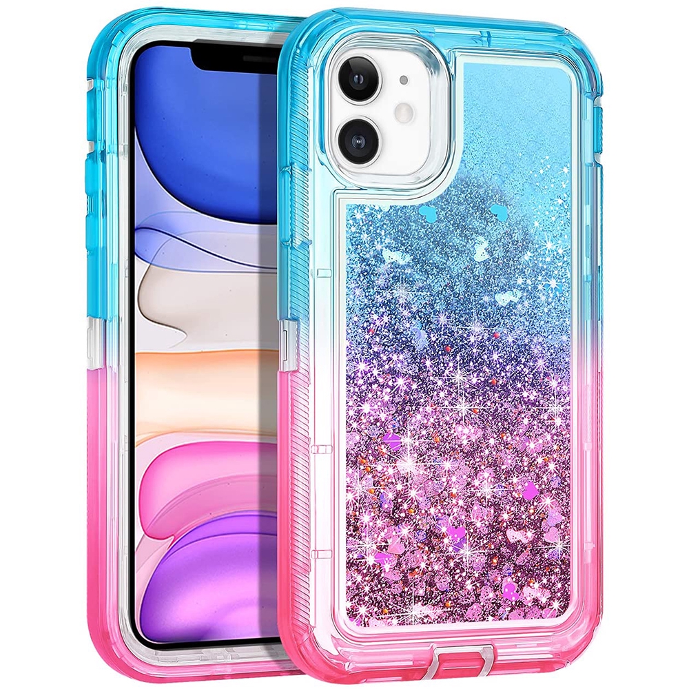 iPhone 11 7 Plus 8 6 6s X XR Xs Max Case Glitter Heavy