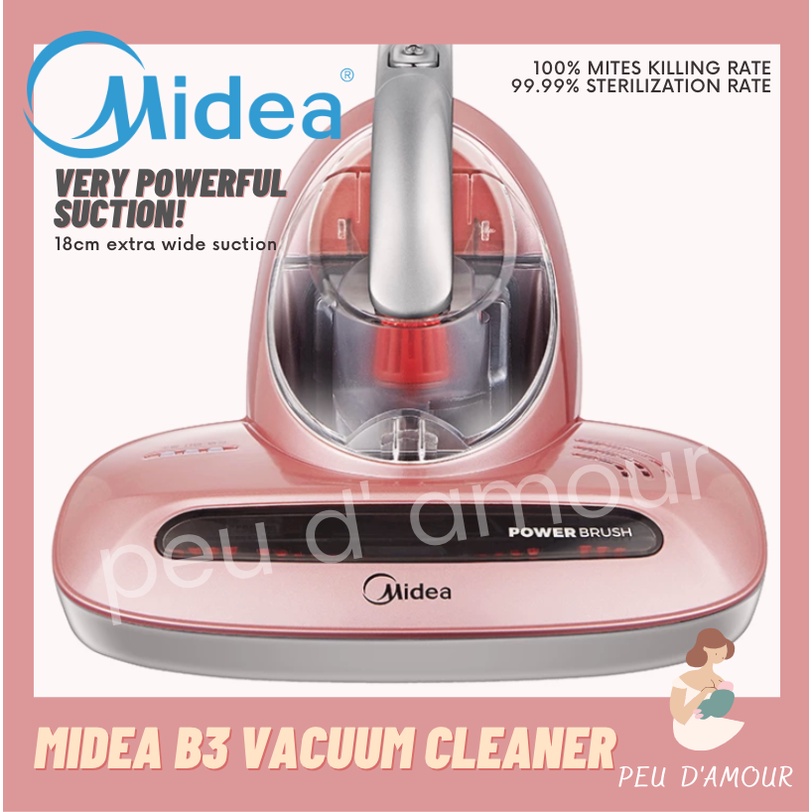 Midea B3 Handheld Vacuum Cleaner UV AntiDust Mites Extra Wide Suction