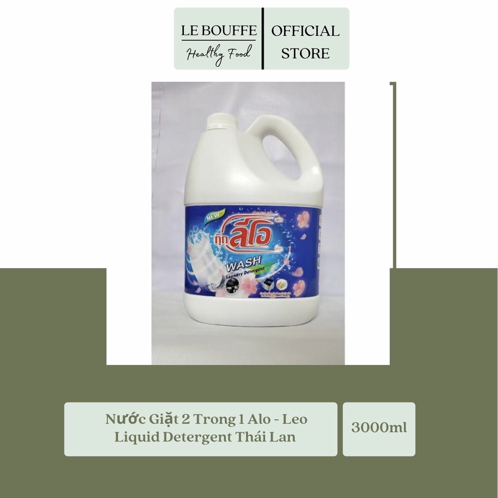 Alo 2 In 1 Laundry Detergent Leo Liquid Detergent Thailand 3000ml
