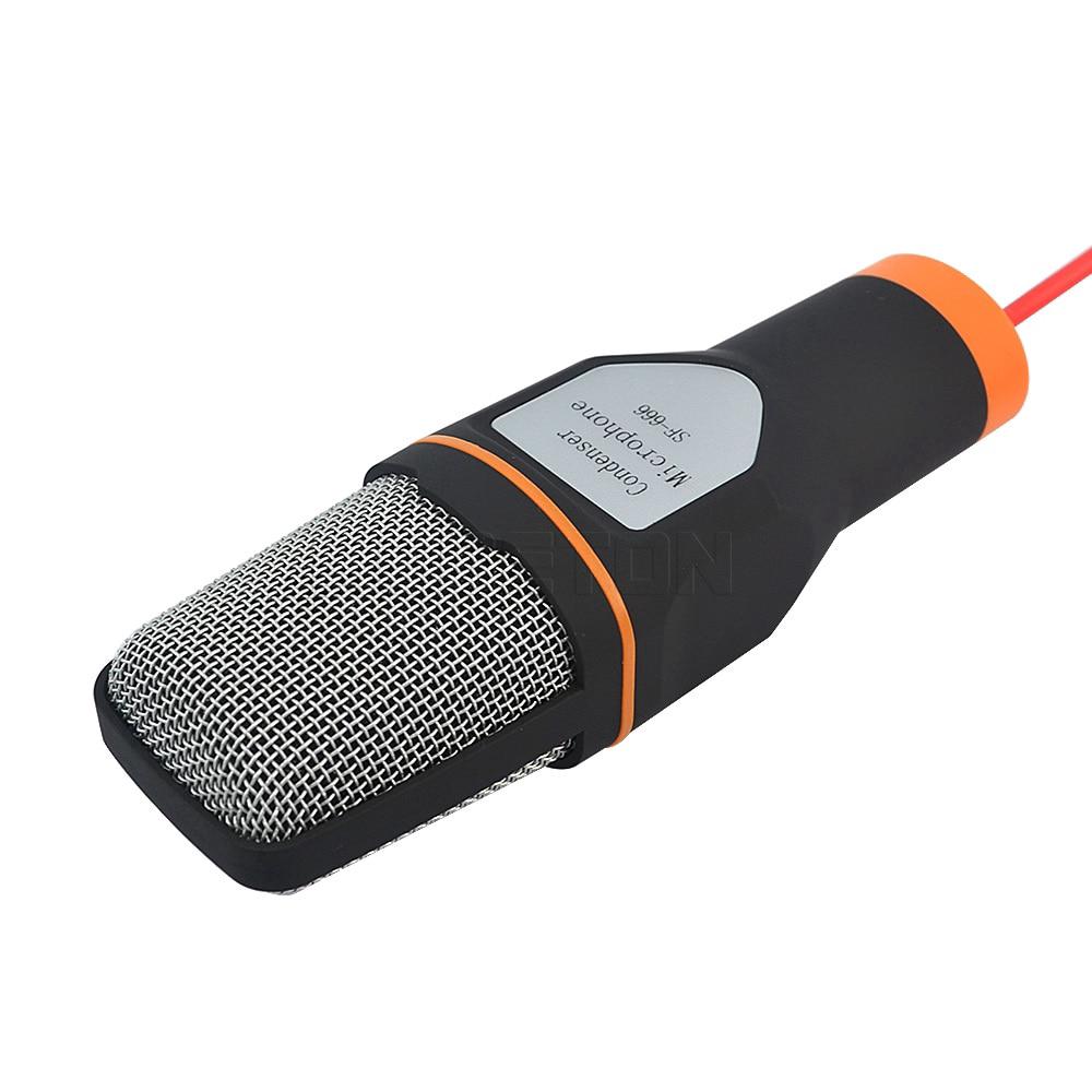 3.5mm Audio Wired Stereo Microphone SF666 Studio Recording Capacitor