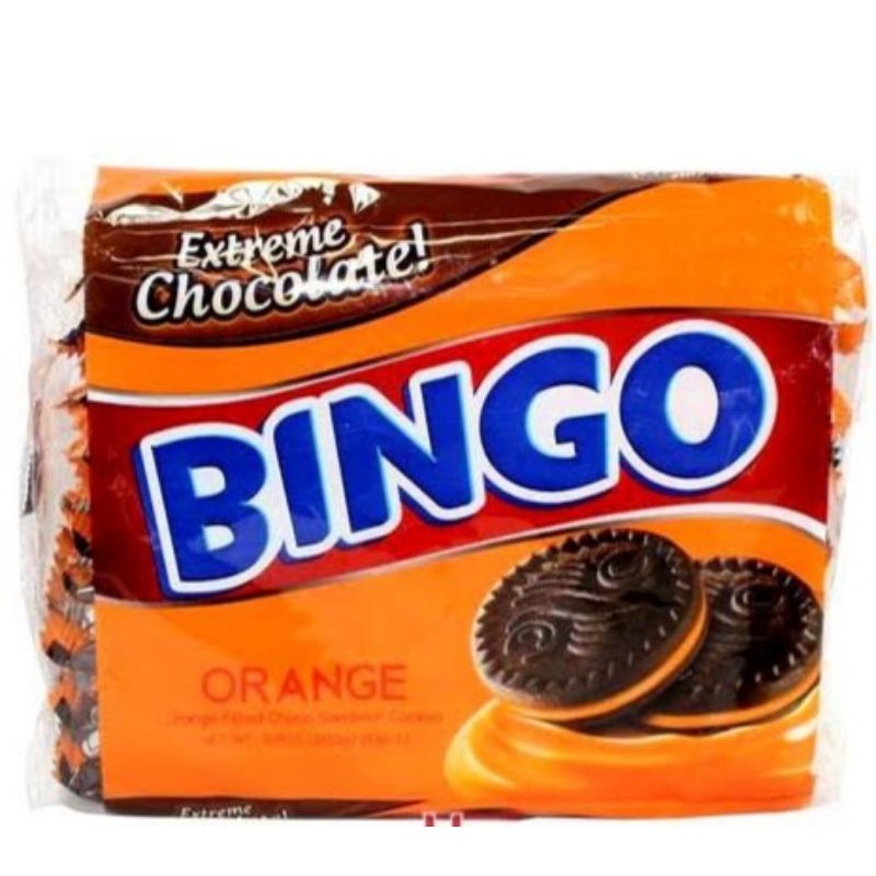 Bingo Orange Flavor Biscuit 10 packs x 28g Shopee Philippines