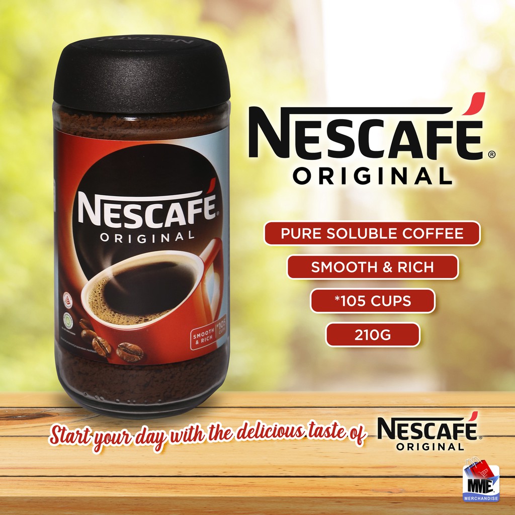 NESCAFÉ Original Smooth & Rich 210g Nescafe Best Original & Pure