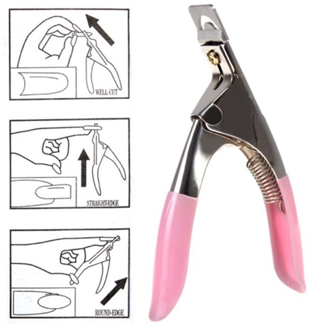 Nail Edge Cutter UV Acrylic Fake Nails Clipper Tips Manicure Shopee
