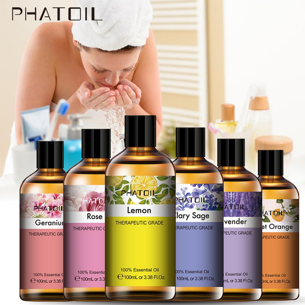 【100 Pure】PHATOIL 100ml Essential Oils With Dropper 100 Pure With