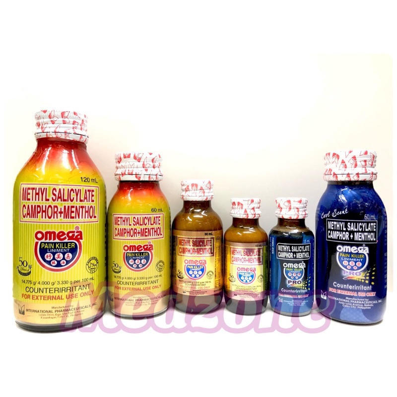 OMEGA Pain killer and OMEGA Pain killer PRO Liniment (Pain reliever