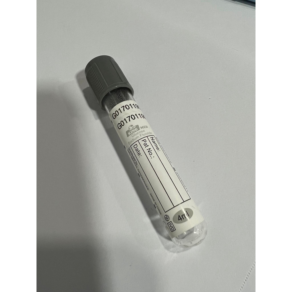 VACUTAINER/EVACUATED TUBES GRAY TOP 4ML PER PIECE Shopee Philippines