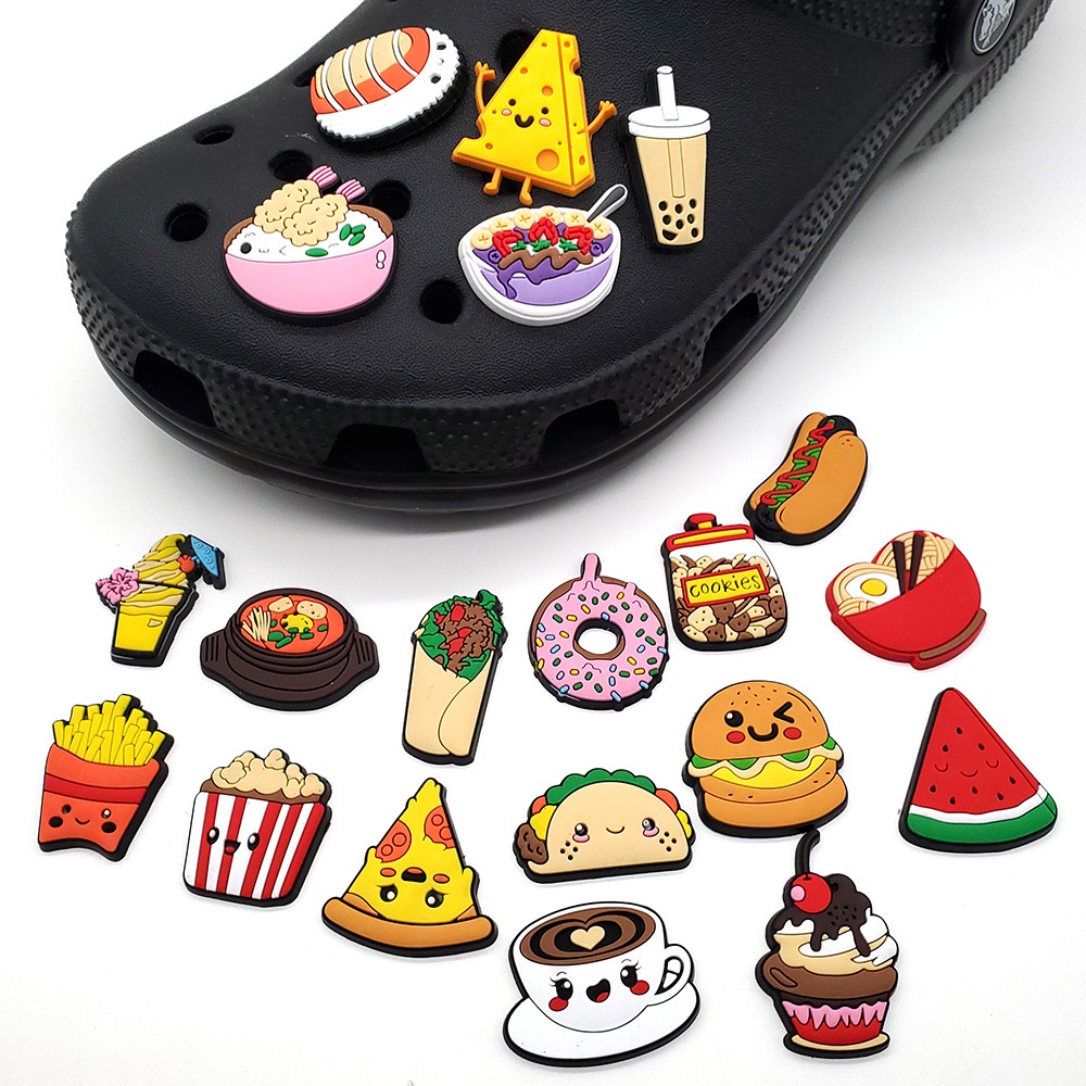 Crocs charm DIY cute crocs jibbitz PVC crocs deco hole shoes