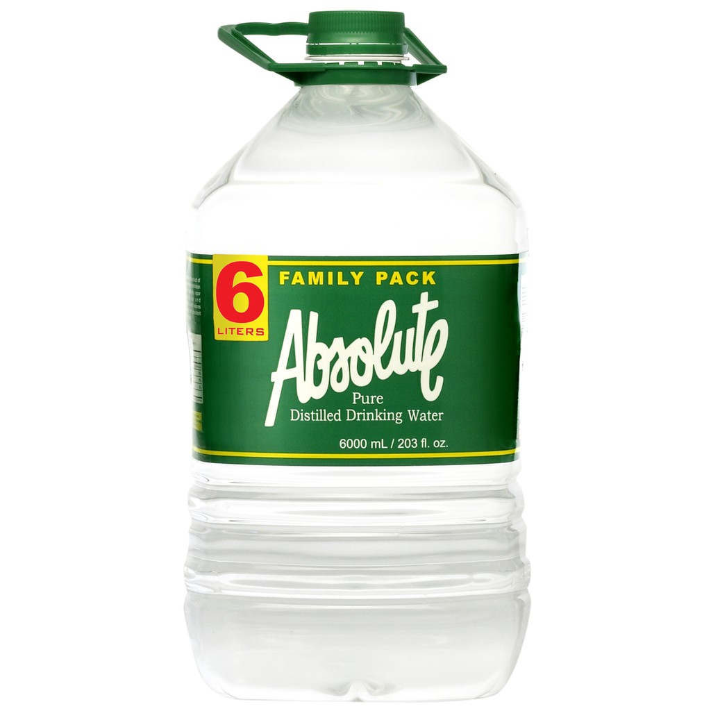 Absolute Distilled Drinking Water 6000 ml Shopee Philippines