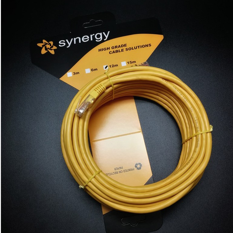 Synergy Cable CAT5e Lan 12m (SLC512) Shopee Philippines