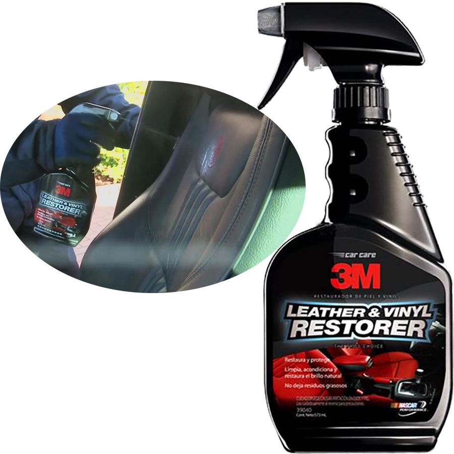 3M Leather and Vinyl Restorer 473ml car care and interior cleaning