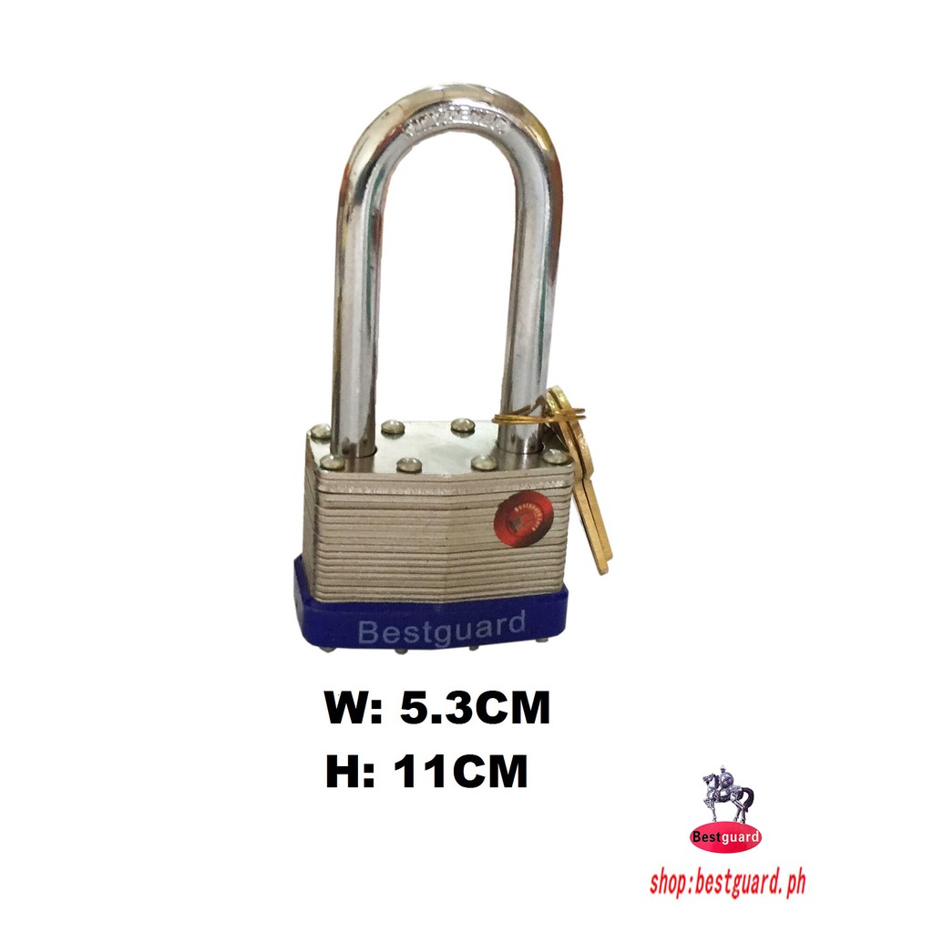 Bestguard A3024 Laminated PadlockLong Shackle 50MM Shopee Philippines