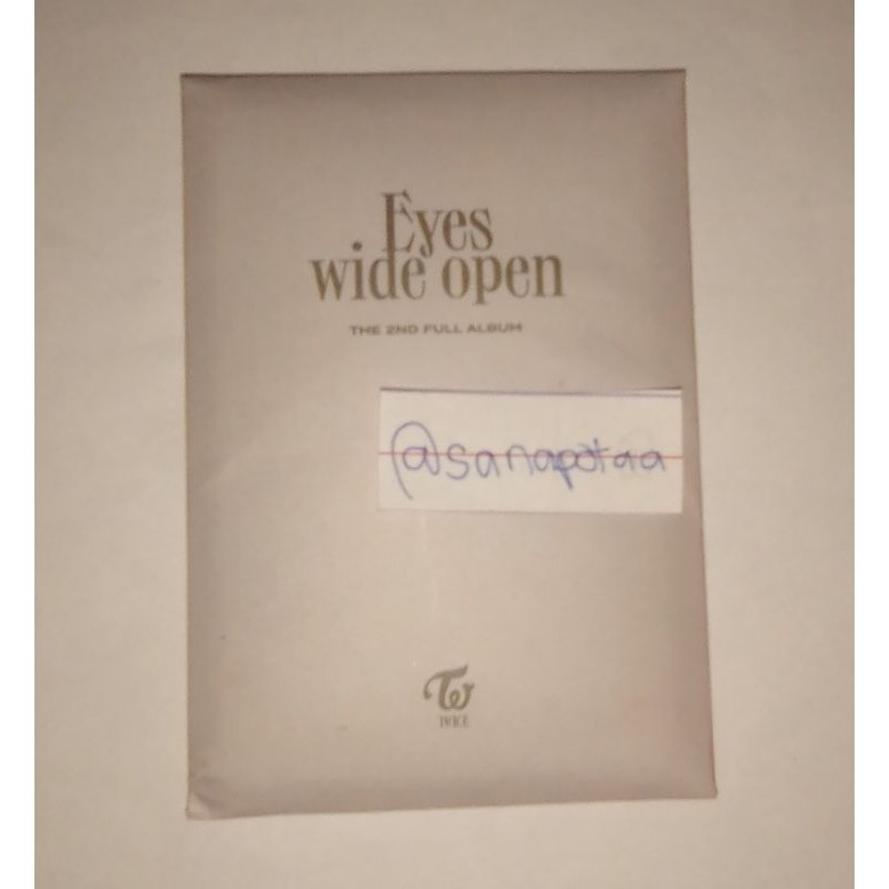 TWICE EYES WIDE OPEN POB PHOTOCARDS STYLE VERSION SET Shopee Philippines