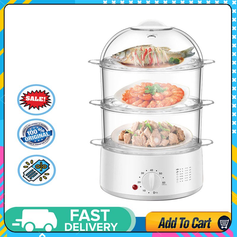 Electric steamer household 3layer siumai siumai electric steamer