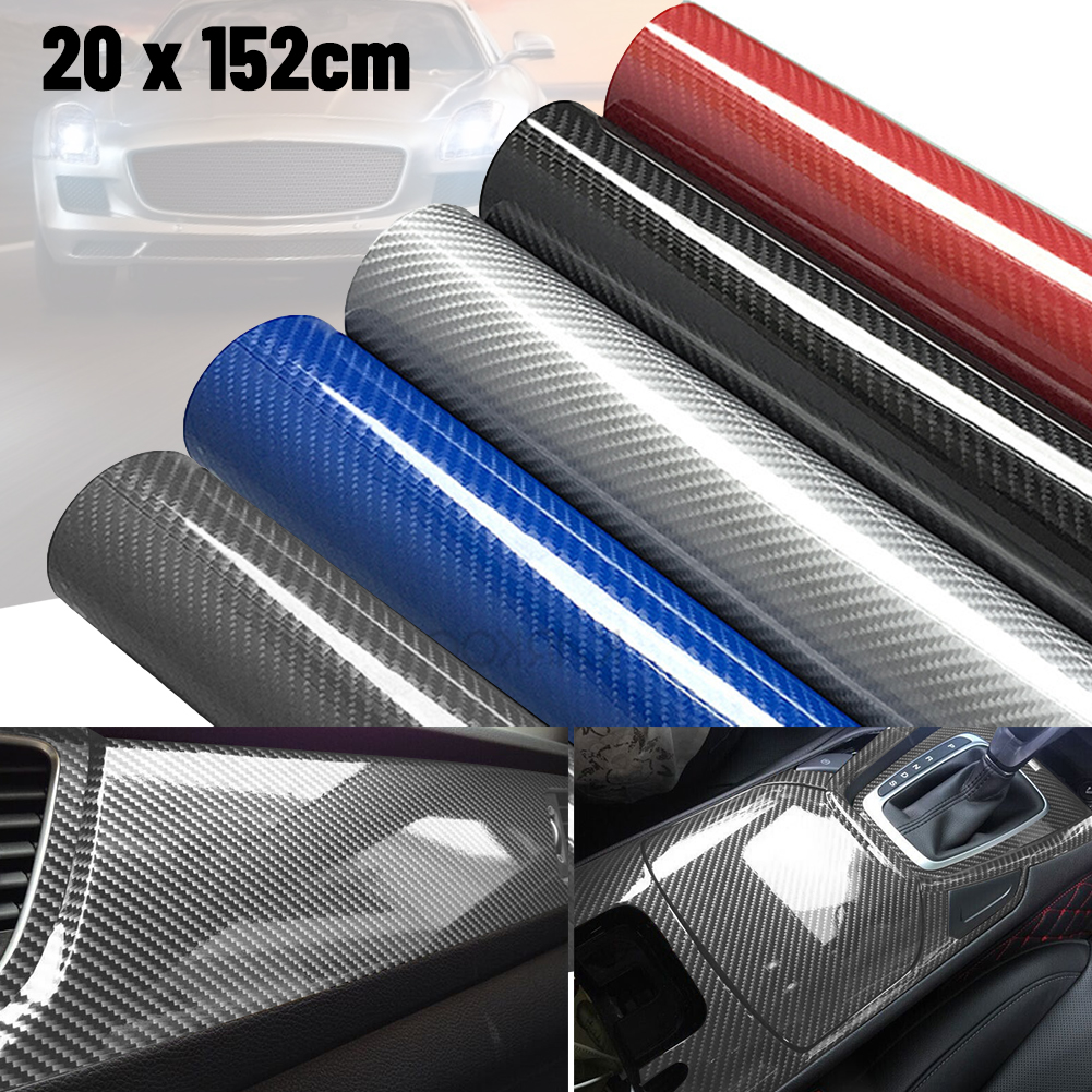 50*152cm Car Carbon Fiber Sticker Waterproof Car Styling