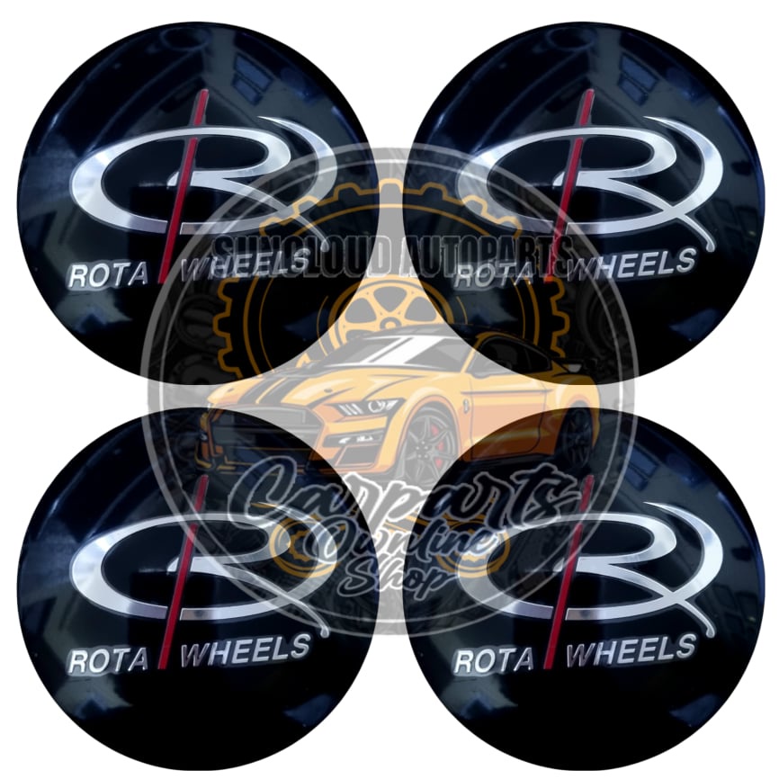 ROTA WHEELS CENTER CAP (DOME) / 1SET (4PCS.) Shopee Philippines