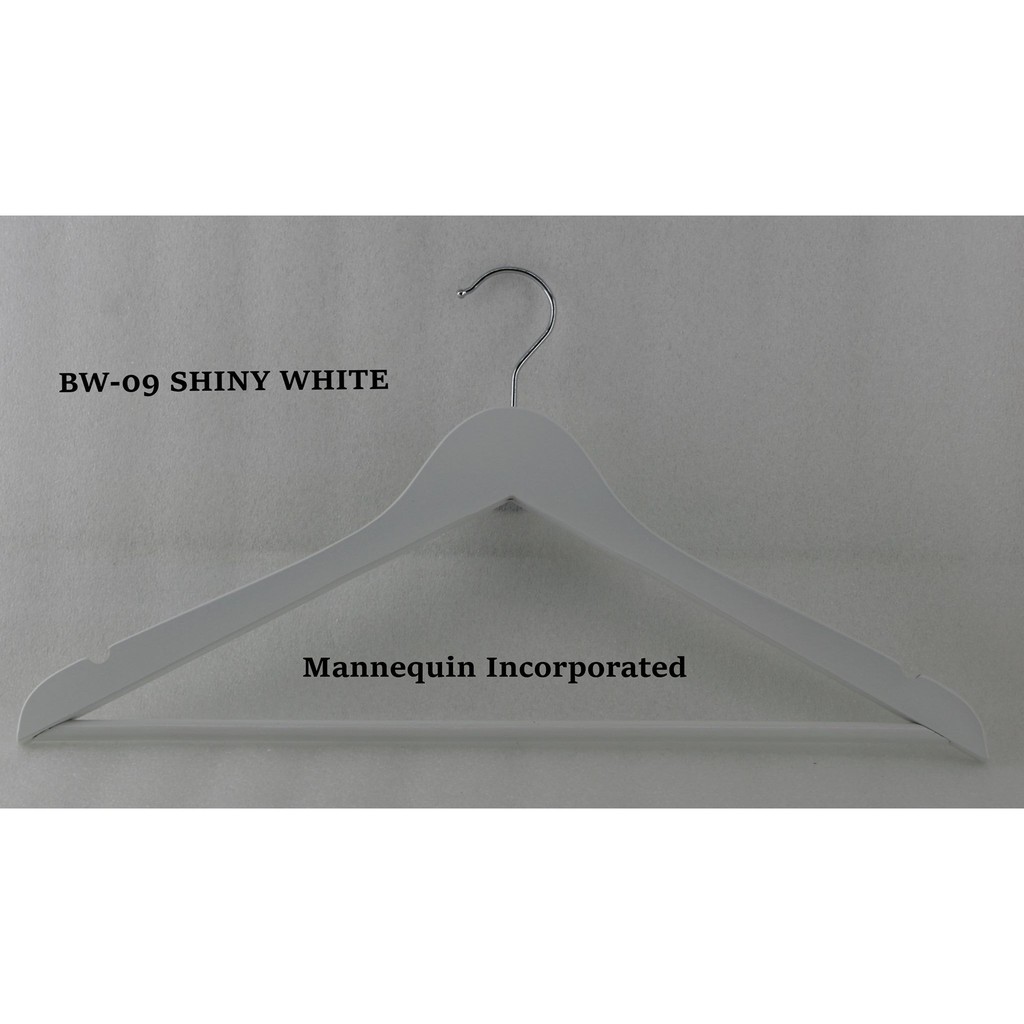 Wooden White Hangers atelieryuwa.ciao.jp