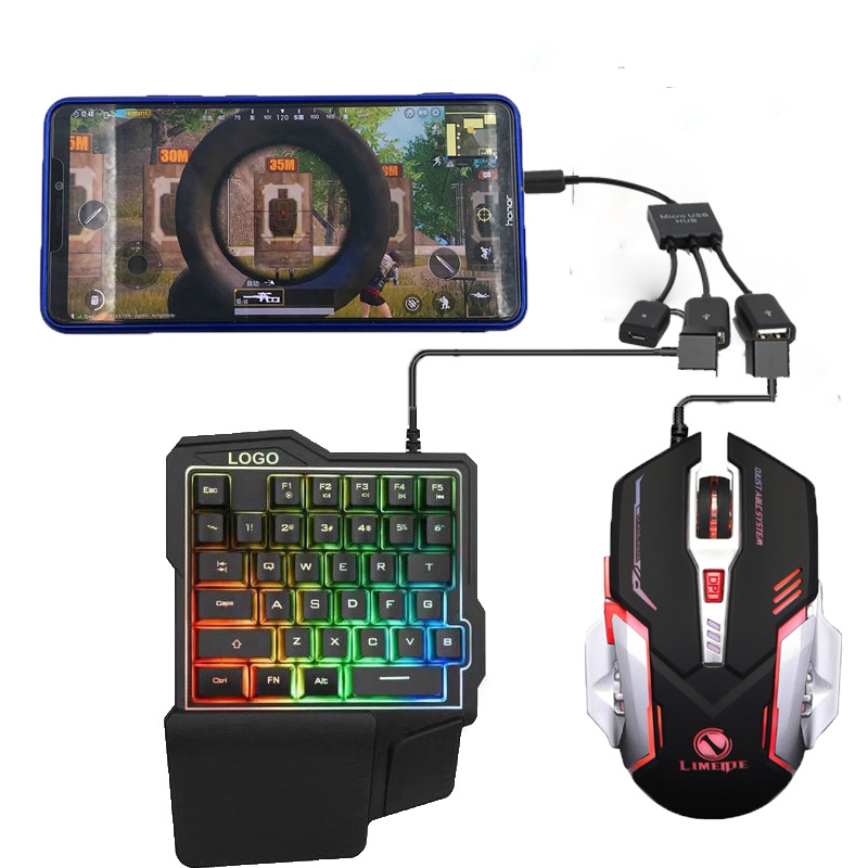 Free Shipping! Android PUBG Artifact Keyboard and Mouse