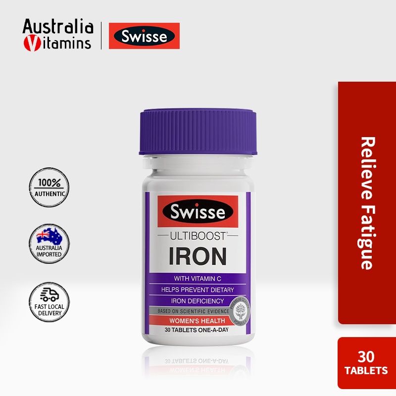 Swisse Ultiboost Iron 30 Tablets Shopee Philippines