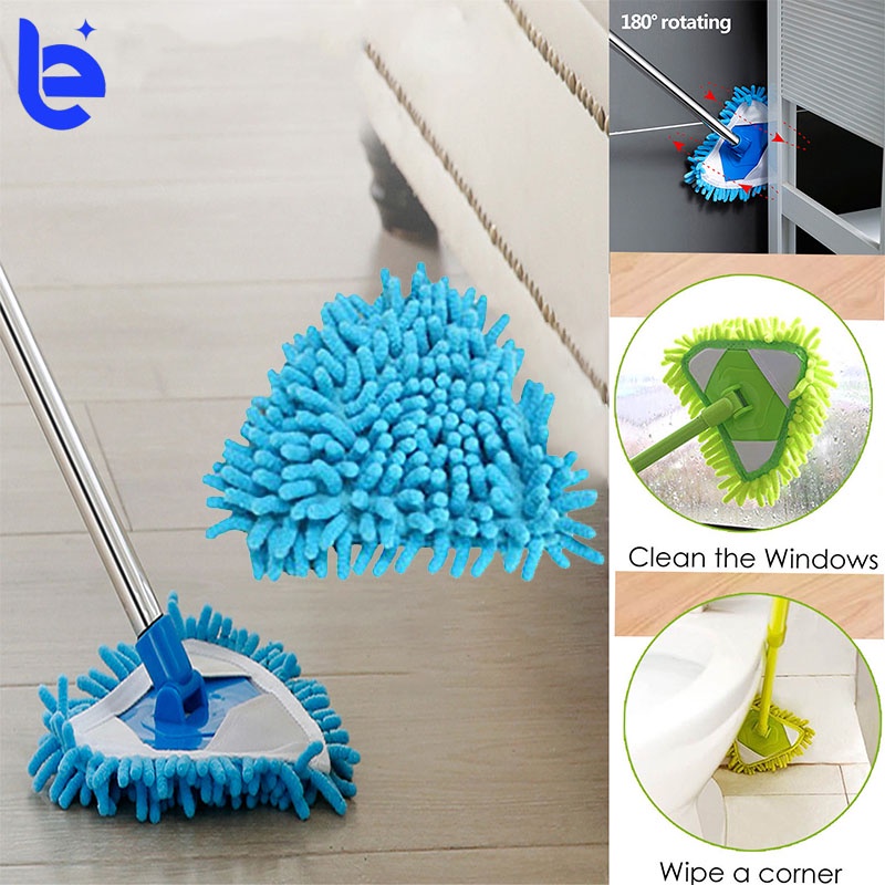 Original 1.52M Meters 180 Rotatable Triangle Lazy Cleaning Mop
